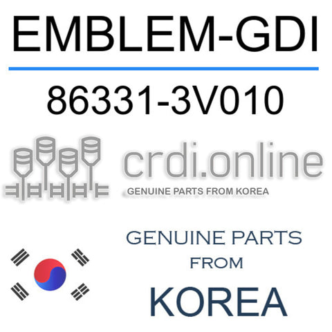 EMBLEM-GDI 86331-3V010 863313V010 86331 3V010