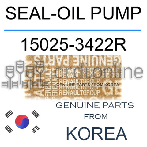 SEAL-OIL PUMP [ORIGINAL] 15025-3422R 150253422R 15025 3422R