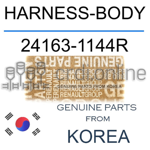HARNESS-BODY [ORIGINAL] 24163-1144R 241631144R 24163 1144R