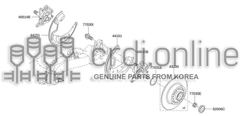 KNUCKLE STEERING-REAR RH 40014-0082R 400140082R 40014 0082R