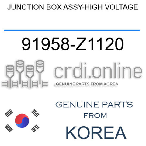 JUNCTION BOX ASSY-HIGH VOLTAGE [ORIGINAL] 91958-Z1120 91958Z1120 91958 Z1120