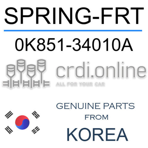 SPRING-FRT [ORIGINAL] 0K851-34010A 0K85134010A 0K851 34010A