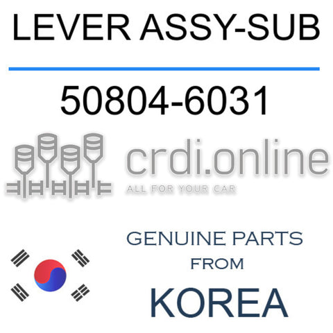 LEVER ASSY-SUB [ORIGINAL] 50804-6031 508046031 50804 6031