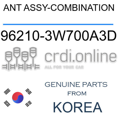 ANT ASSY-COMBINATION 96210-3W700A3D 962103W700A3D 96210 3W700A3D