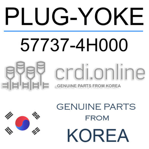 PLUG-YOKE [ORIGINAL] 57737-4H000 577374H000 57737 4H000