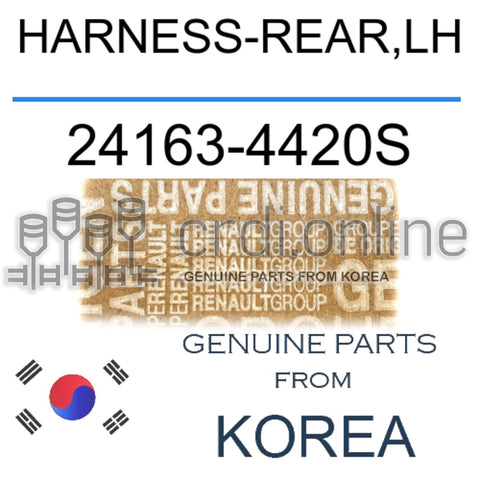 HARNESS-REAR,LH [ORIGINAL] 24163-4420S 241634420S 24163 4420S