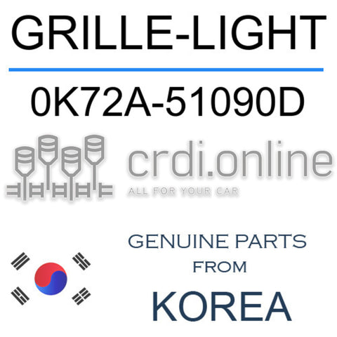 GRILLE-LIGHT [ORIGINAL] 0K72A-51090D 0K72A51090D 0K72A 51090D