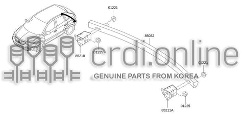STAY ASSY-REAR BUMPERLH 85211-0885R 852110885R 85211 0885R