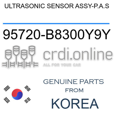 ULTRASONIC SENSOR ASSY-P.A.S 95720-B8300Y9Y 95720B8300Y9Y 95720 B8300Y9Y