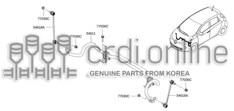 ROD-CONNECTOR STABILIZER 55110-8147R 551108147R 55110 8147R