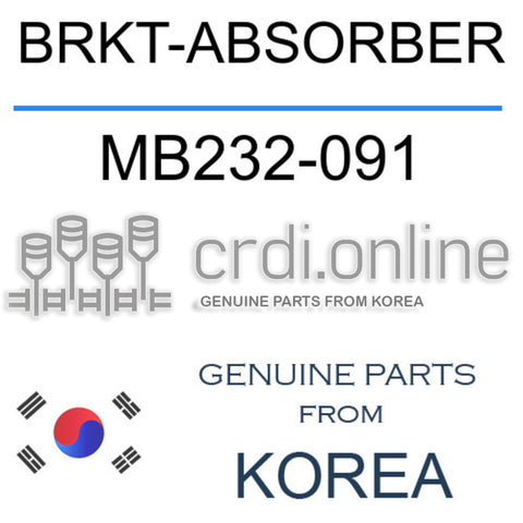BRKT-ABSORBER MB232-091 MB232091 MB232 091