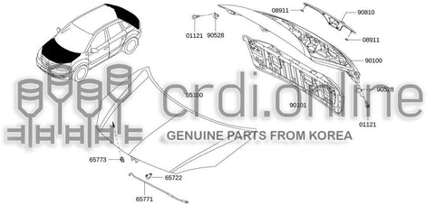 DOOR ASSY-BACK 90100-7607R 901007607R 90100 7607R