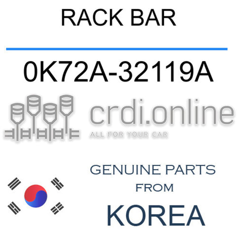 RACK BAR [ORIGINAL] 0K72A-32119A 0K72A32119A 0K72A 32119A