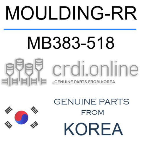 MOULDING-RR [ORIGINAL] MB383-518 MB383518 MB383 518