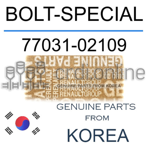 BOLT-SPECIAL [ORIGINAL] 77031-02109 7703102109 77031 02109