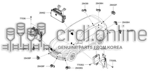 ECU-PARKING AID 25990-3516R 259903516R 25990 3516R