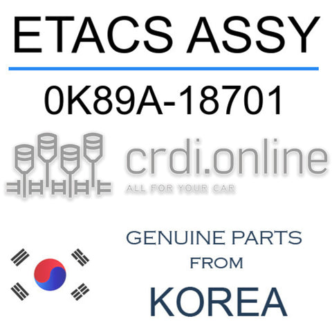 ETACS ASSY [ORIGINAL] 0K89A-18701 0K89A18701 0K89A 18701