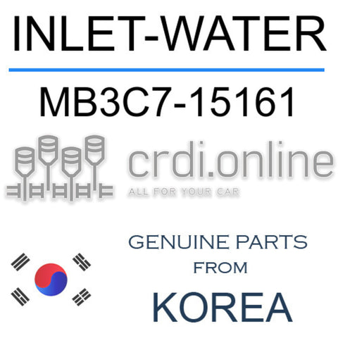 INLET-WATER [ORIGINAL] MB3C7-15161 MB3C715161 MB3C7 15161