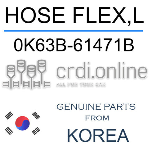 HOSE FLEX,L [ORIGINAL] 0K63B-61471B 0K63B61471B 0K63B 61471B