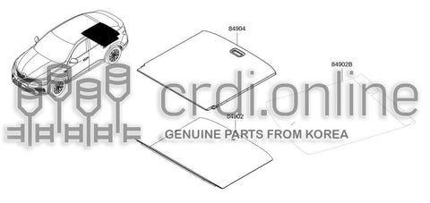 OVERCARPET-TRUNK 84904-4211R 849044211R 84904 4211R