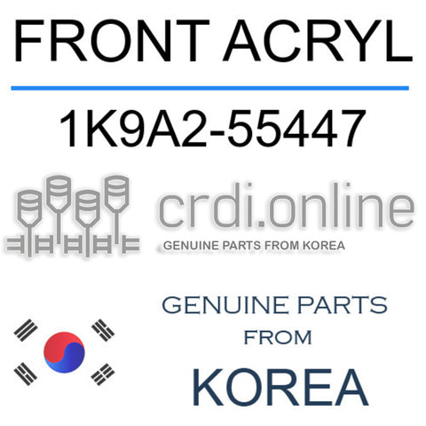 FRONT ACRYL [ORIGINAL] 1K9A2-55447 1K9A255447 1K9A2 55447