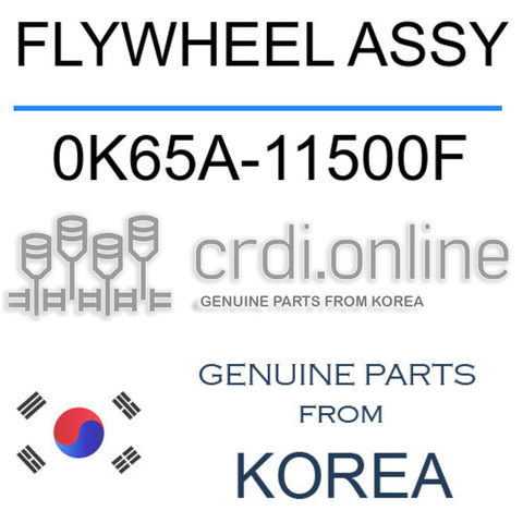 FLYWHEEL ASSY [ORIGINAL] 0K65A-11500F 0K65A11500F 0K65A 11500F