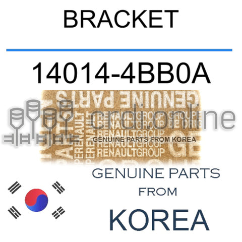 BRACKET [ORIGINAL] 14014-4BB0A 140144BB0A 14014 4BB0A