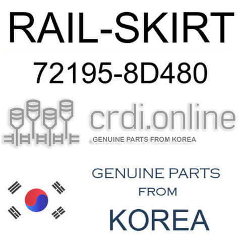 RAIL-SKIRT [ORIGINAL] 72195-8D480 721958D480 72195 8D480