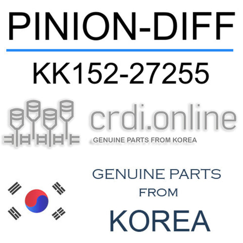 PINION-DIFF [ORIGINAL] KK152-27255 KK15227255 KK152 27255