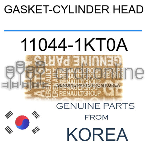 GASKET-CYLINDER HEAD [ORIGINAL] 11044-1KT0A 110441KT0A 11044 1KT0A