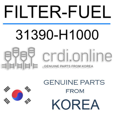FILTER-FUEL [ORIGINAL] 31390-H1000 31390H1000 31390 H1000