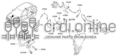 SENSOR ASSY-ANTISKIDFRONT 47910-6421R 479106421R 47910 6421R