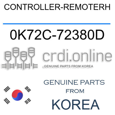 CONTROLLER-REMOTERH 0K72C-72380D 0K72C72380D 0K72C 72380D