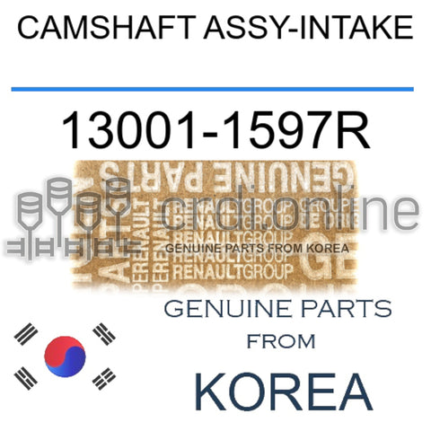 CAMSHAFT ASSY-INTAKE [ORIGINAL] 13001-1597R 130011597R 13001 1597R