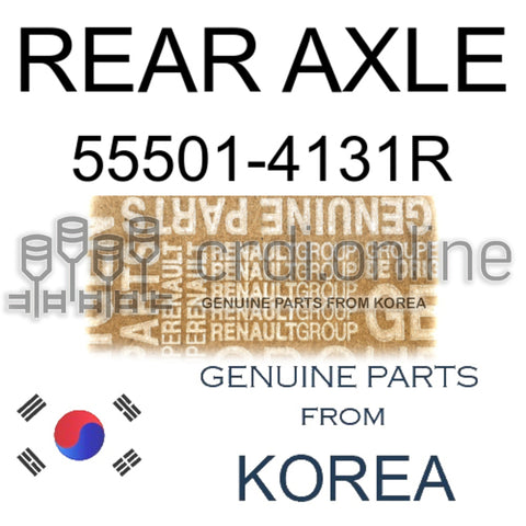 REAR AXLE [ORIGINAL] 55501-4131R 555014131R 55501 4131R