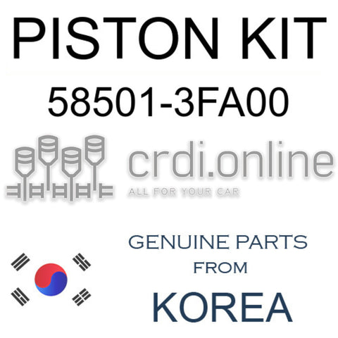 PISTON KIT [ORIGINAL] 58501-3FA00 585013FA00 58501 3FA00