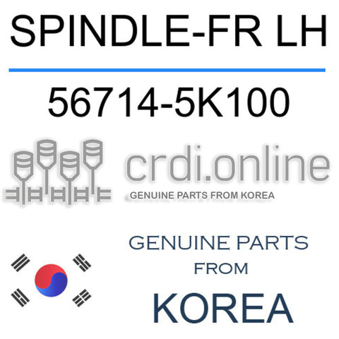 SPINDLE-FR LH [ORIGINAL] 56714-5K100 567145K100 56714 5K100