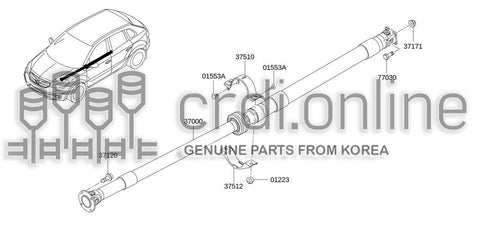 BRACKET ASSY-CENTER BEARINGUPPER 37510-EN000 37510EN000 37510 EN000