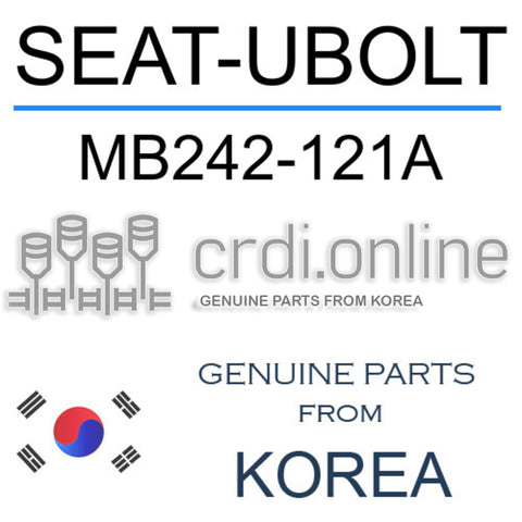 SEAT-UBOLT [ORIGINAL] MB242-121A MB242121A MB242 121A