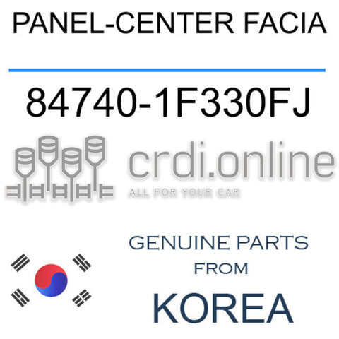 PANEL-CENTER FACIA [ORIGINAL] 84740-1F330FJ 847401F330FJ 84740 1F330FJ