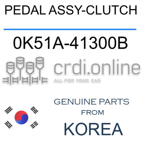 PEDAL ASSY-CLUTCH [ORIGINAL] 0K51A-41300B 0K51A41300B 0K51A 41300B