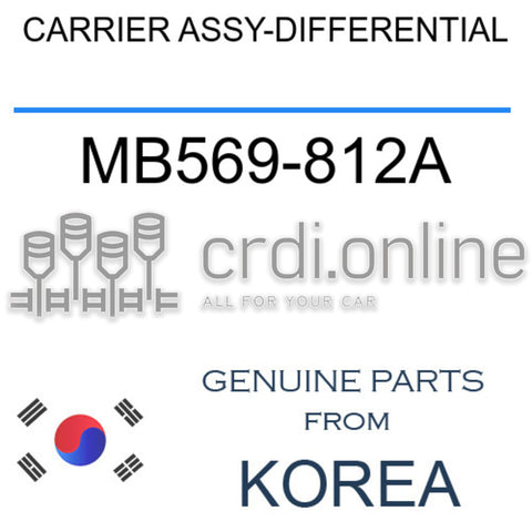 CARRIER ASSY-DIFFERENTIAL [ORIGINAL] MB569-812A MB569812A MB569 812A