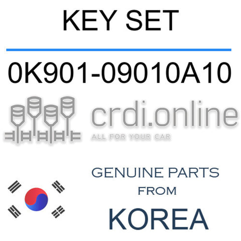 KEY SET [ORIGINAL] 0K901-09010A10 0K90109010A10 0K901 09010A10