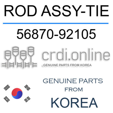 ROD ASSY-TIE [ORIGINAL] 56870-92105 5687092105 56870 92105