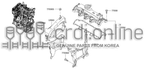 COVER ASSY-VALVE ROCKER 82006-29199 8200629199 82006 29199
