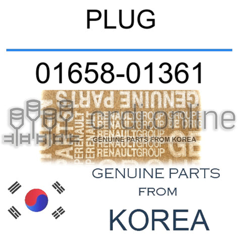 PLUG [ORIGINAL] 01658-01361 0165801361 01658 01361