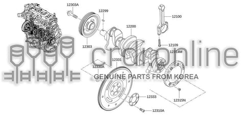 BOLT-PULLEYCRANKSHAFT [ORIGINAL] 13331-15910 1333115910 13331 15910