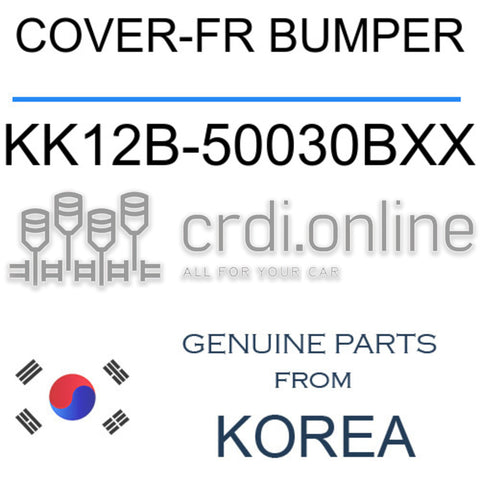 COVER-FR BUMPER [ORIGINAL] KK12B-50030BXX KK12B50030BXX KK12B 50030BXX