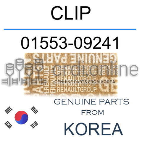 CLIP [ORIGINAL] 01553-09241 0155309241 01553 09241