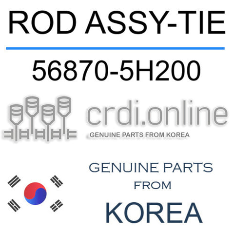 ROD ASSY-TIE [ORIGINAL] 56870-5H200 568705H200 56870 5H200